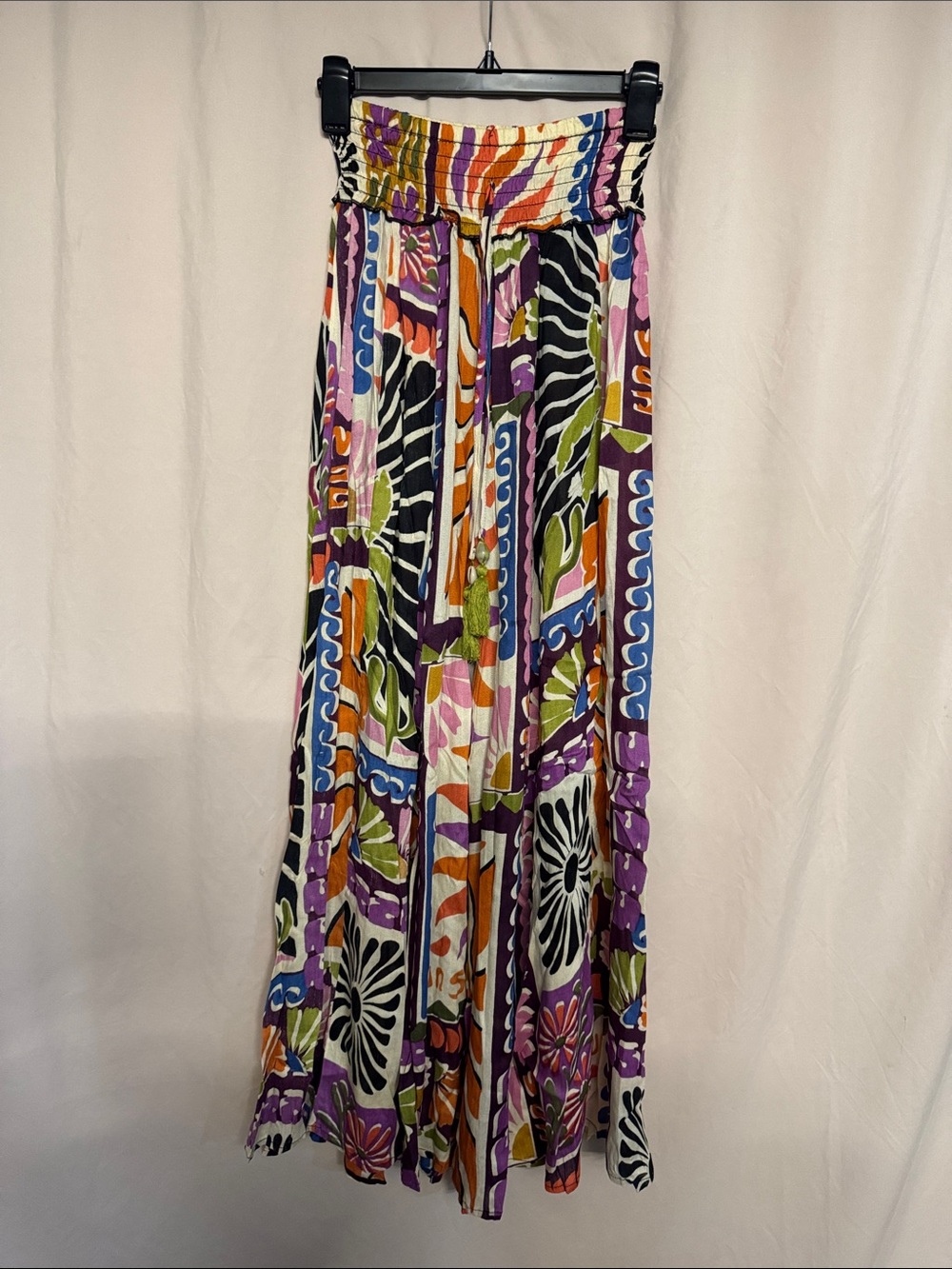 NWOT True Destinations Printed Wide-Leg Palazzo Pants, Size S, Color Multi